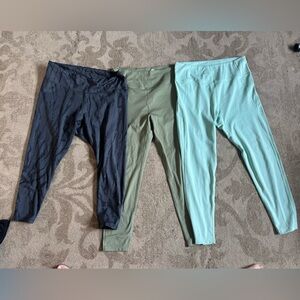 Girlfriend Collective Leggings - Black, Olive, Mint